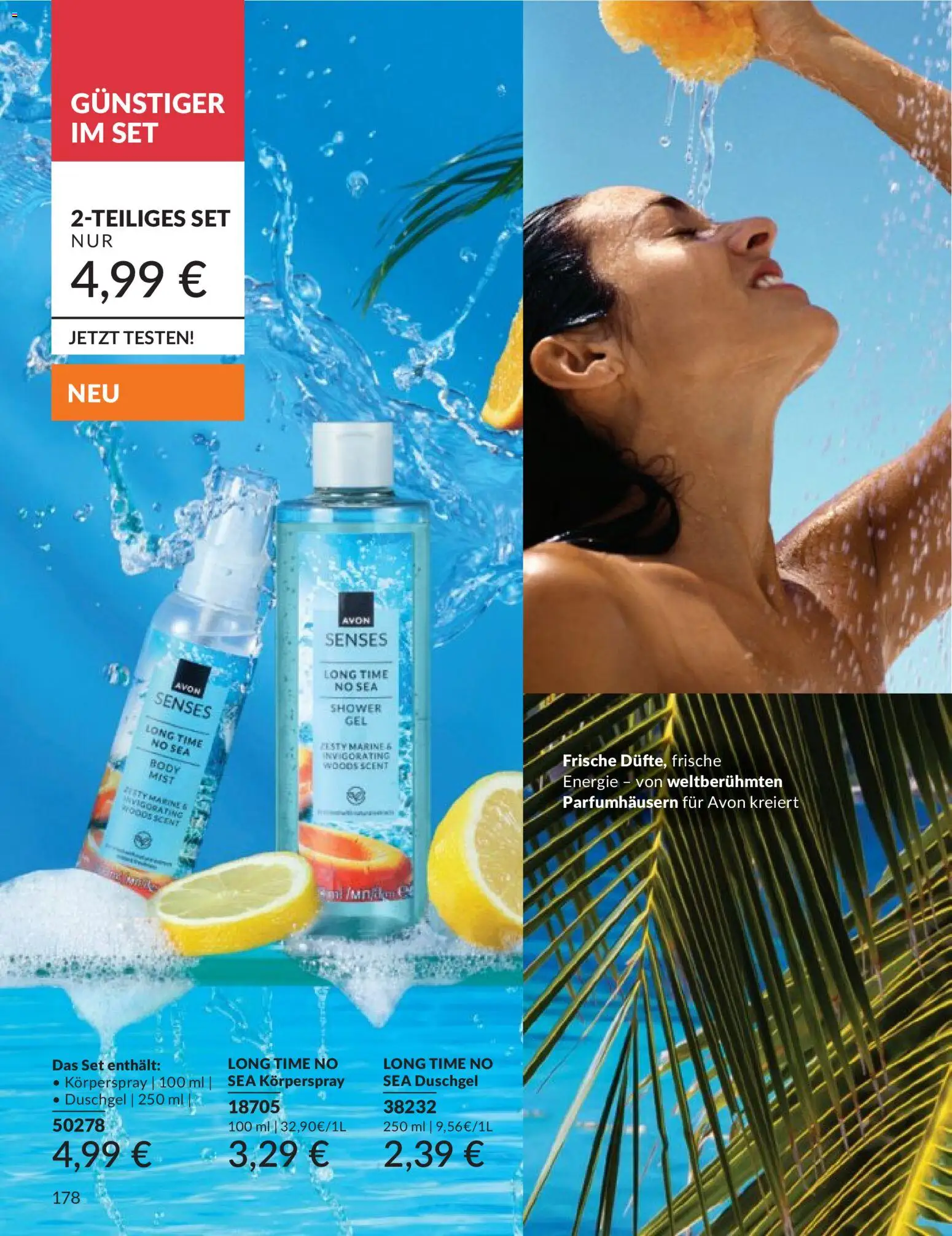 AVON Katalog Mai 2026 – gültig ab 01.05.2026 | Seite: 203 | Produkte: Duschgel, Körperspray