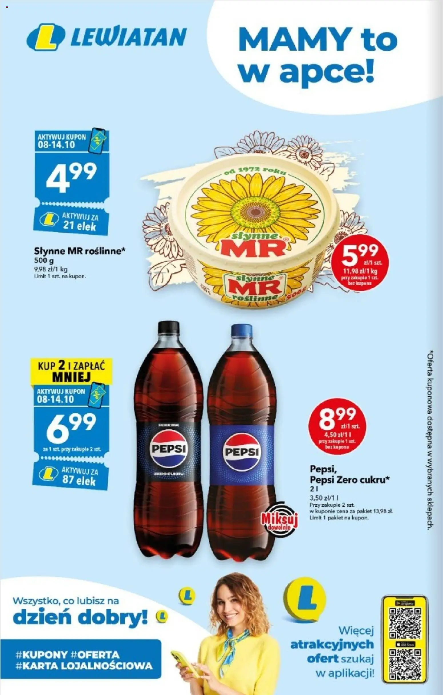 Lewiatan gazetka - Mamy to w apce od 08.10.2026 | Strona: 2 | Produkty: Pepsi, Pepsi Zero