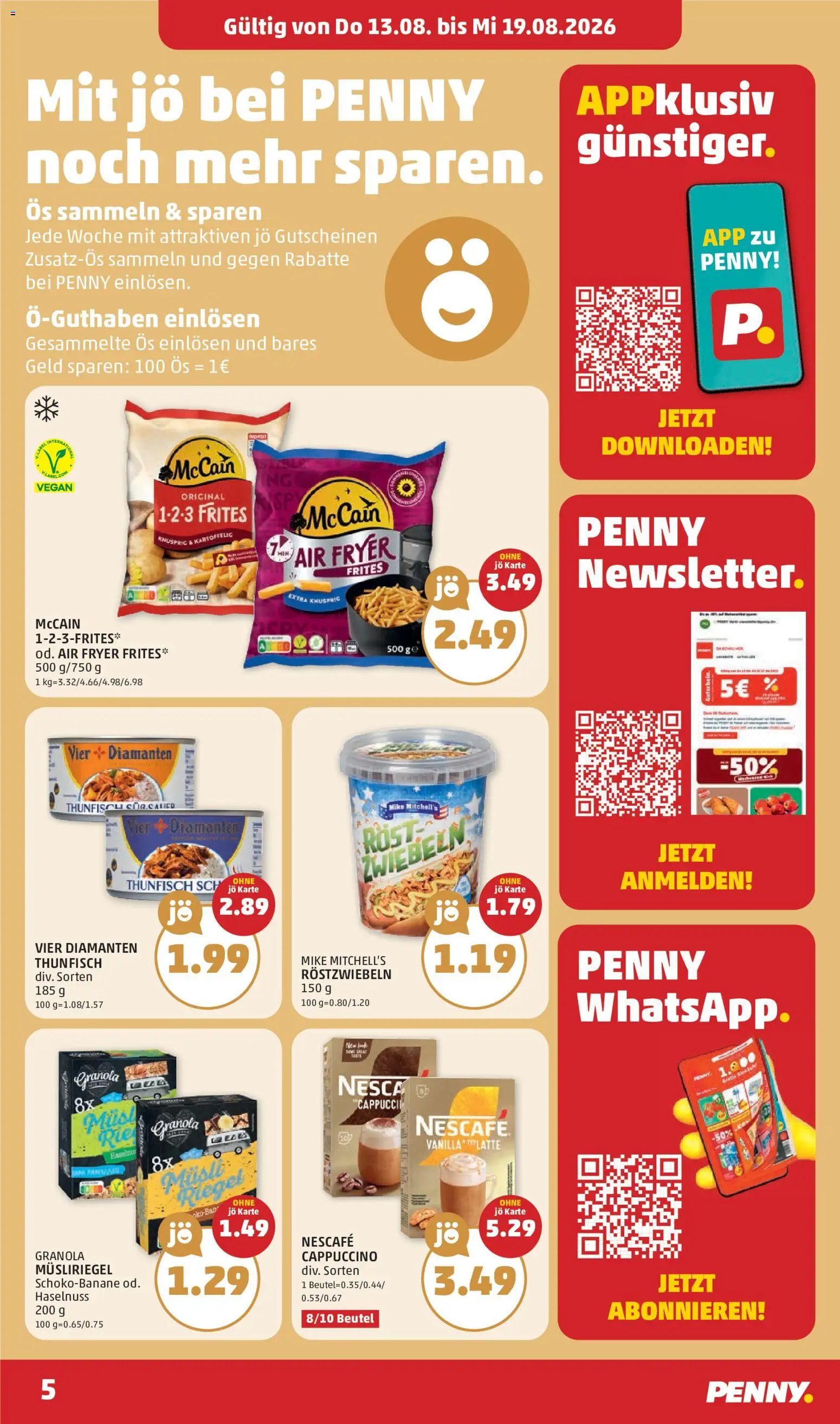 Penny Markt Eröffnung in 4221 Steyregg gültig ab 13.08.2026 | Seite: 5 | Produkte: Zwiebeln