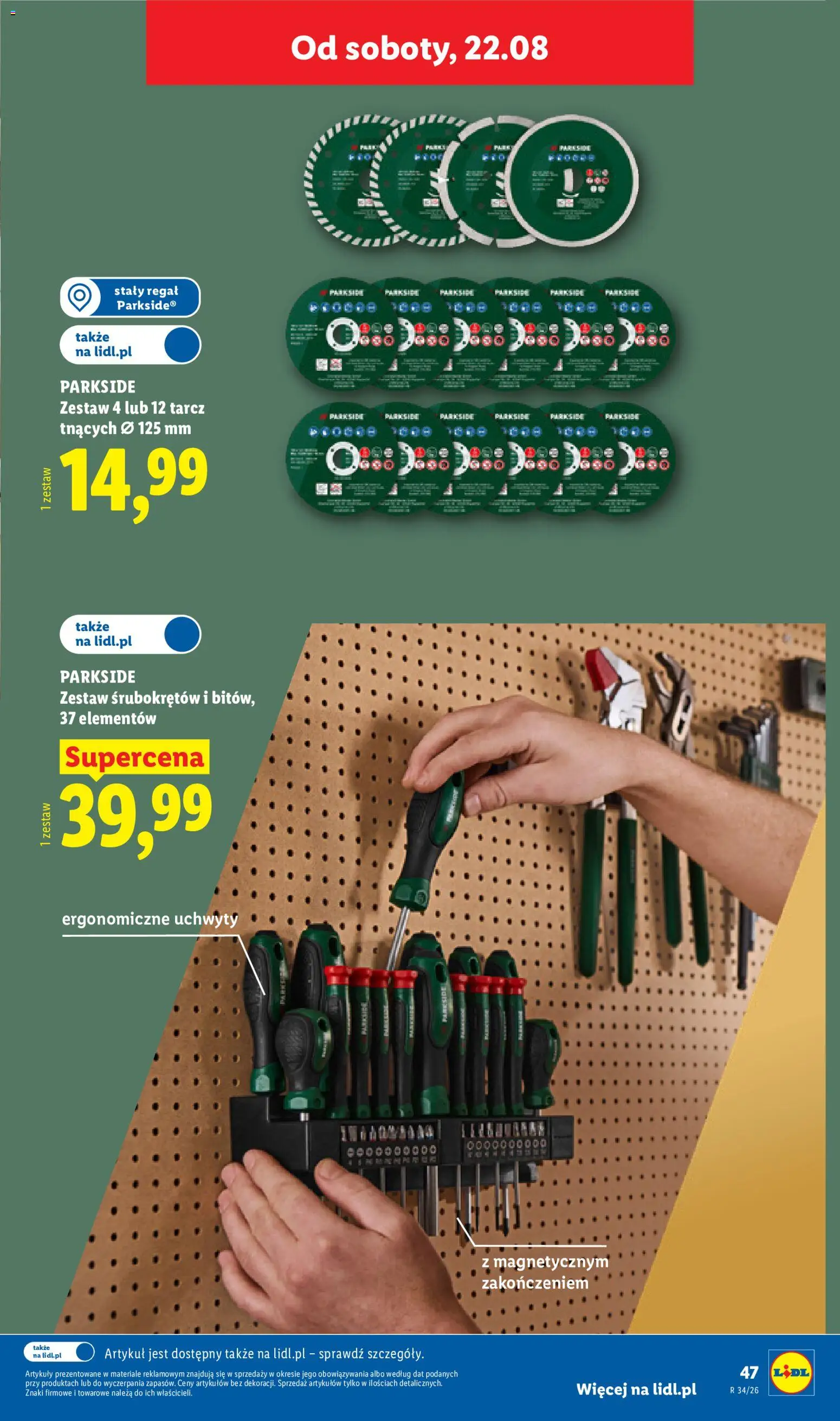 Lidl Polsko katalog od 17.08.2026 | Strana: 59 | Produkty: Parkside, Regál