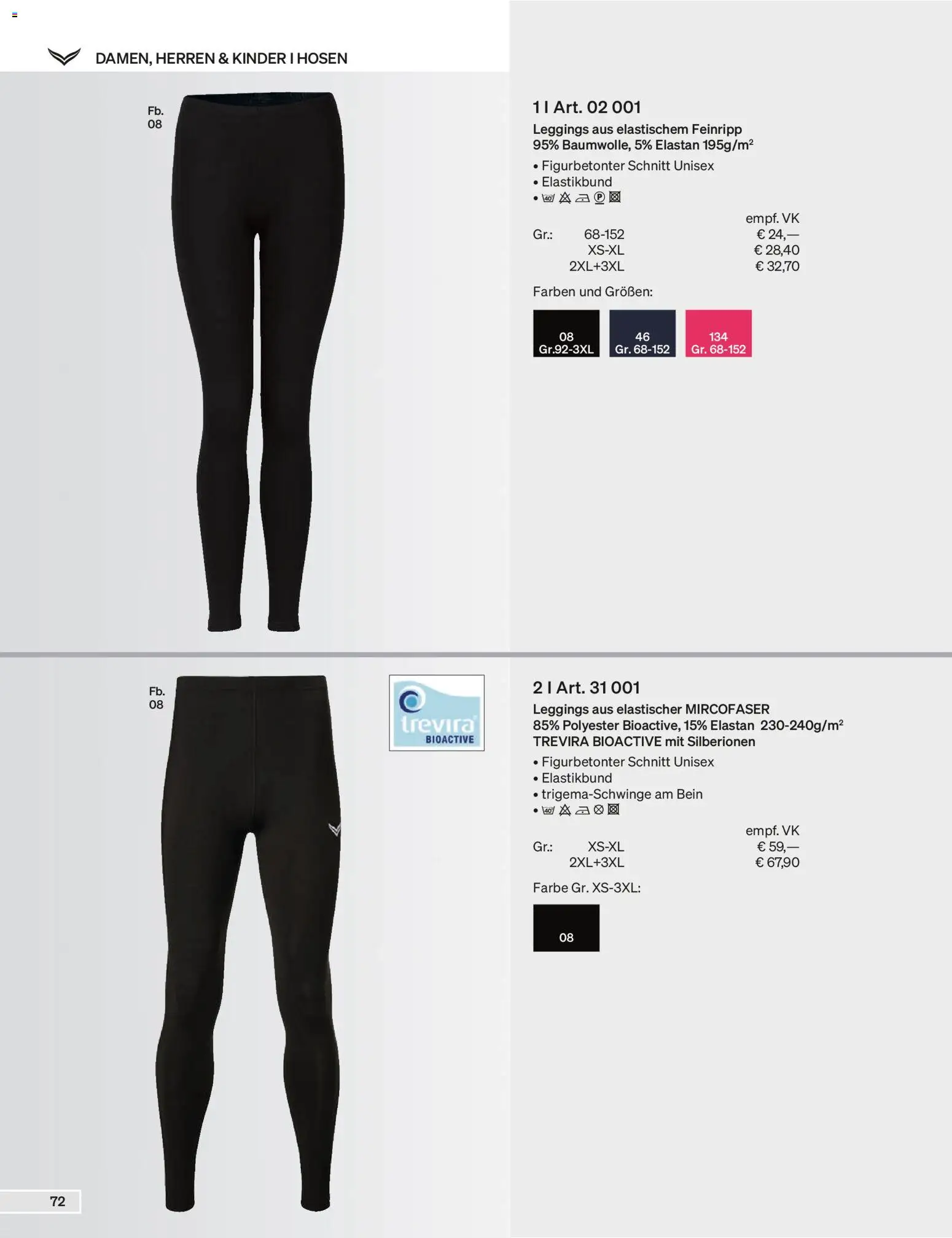 Trigema Prospekt – gültig ab 01.09.2026 | Seite: 73 | Produkte: Leggings
