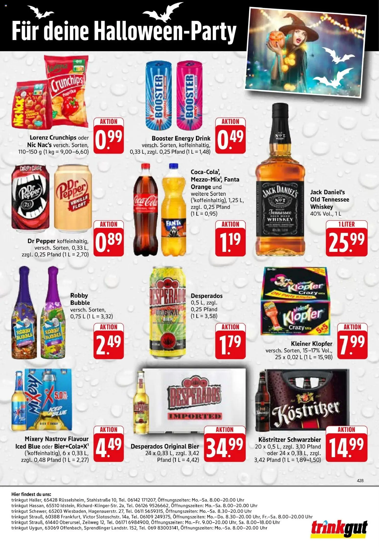Trinkgut Prospekt Offenbach – gültig ab 26.10.2026 | Seite: 6 | Produkte: Energy, Jack Daniel's, Lorenz crunchips, Uhr