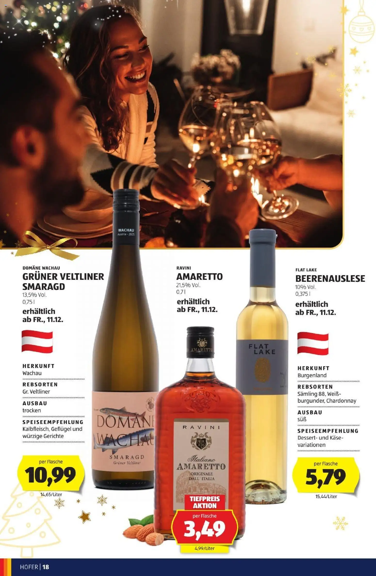 Hofer Weihnachtskatalog gültig ab 28.10.2026 | Seite: 18 | Produkte: Käse