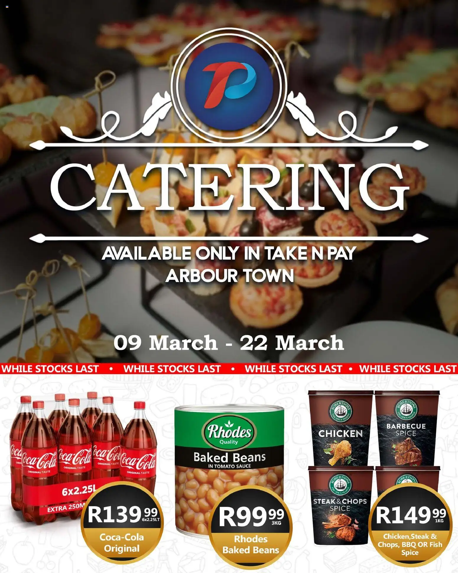 New Take n Pay catalogue – valid from 09.03.2026 | Page: 30 | Products: Baked beans, Steak, Chicken, Sauce