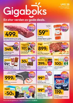 Forhåndsvisning av Gigaboks kundeavis gyldig fra 06/07/2026