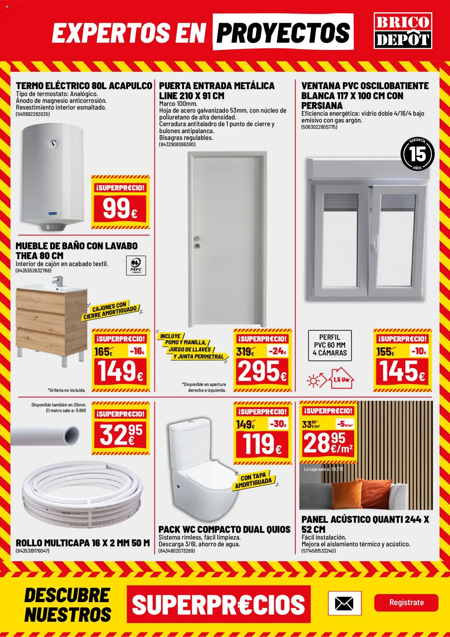 Brico Depôt folleto │ válido desde el 02/10/2026 | Página: 3 | Productos: Marco, Caja, Lavabo, Baño