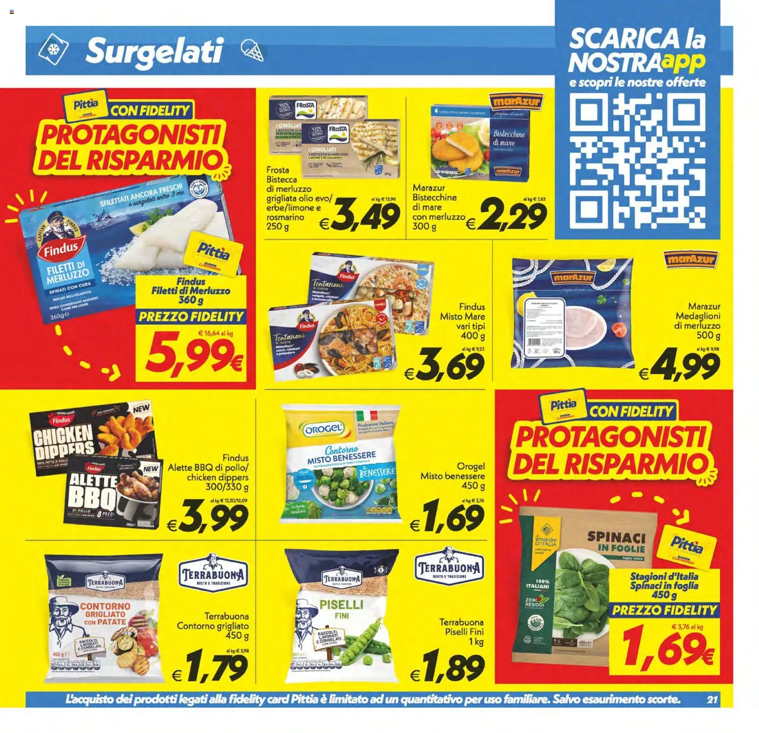 Volantino SuperConveniente del 29.05.2026 | Pagina: 21 | Prodotti: Pollo, Merluzzo, Patate, Olio