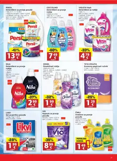 Ribola Katalog - Pregled kataloga iz trgovine Ribola, vrijedi od 23.09.2026 | Stranica: 21 | Proizvodi: Sol za perilicu posuđa, Deterdžent za pranje posuđa, Coccolino, Persil