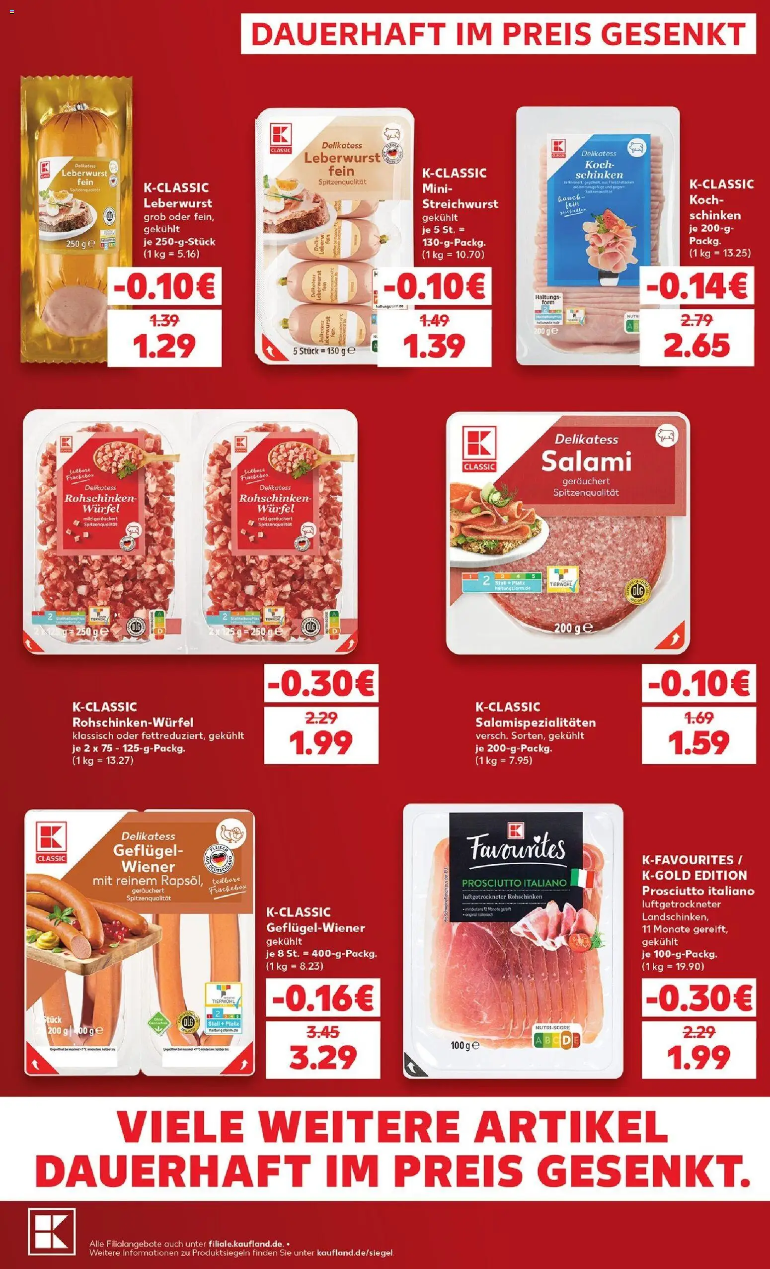 Kaufland Prospekt – gültig ab 12.10.2026 | Seite: 5 | Produkte: Salami, Schinken, Lauch