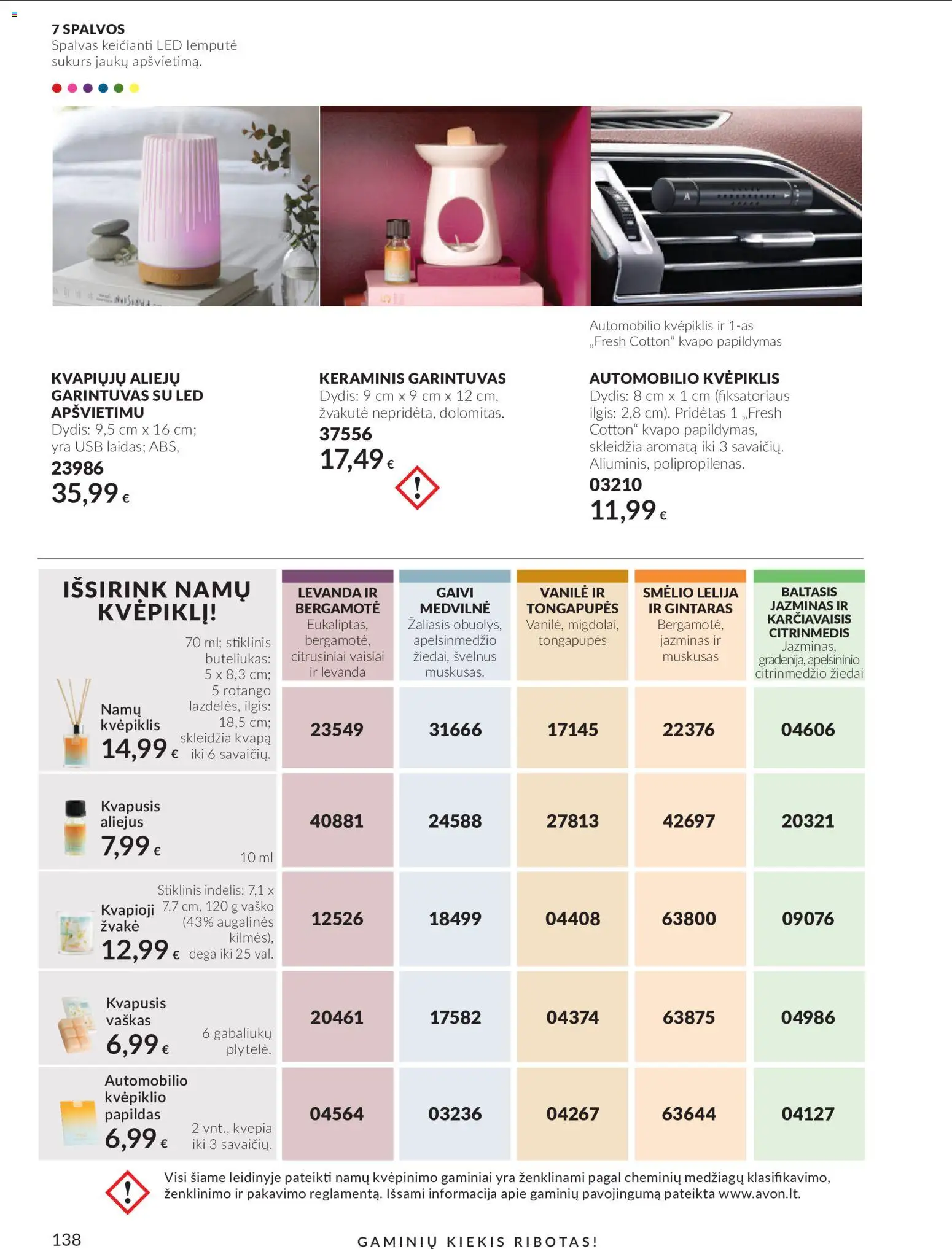 AVON akcijos nuo 2026.09.30 | Puslapis: 138
