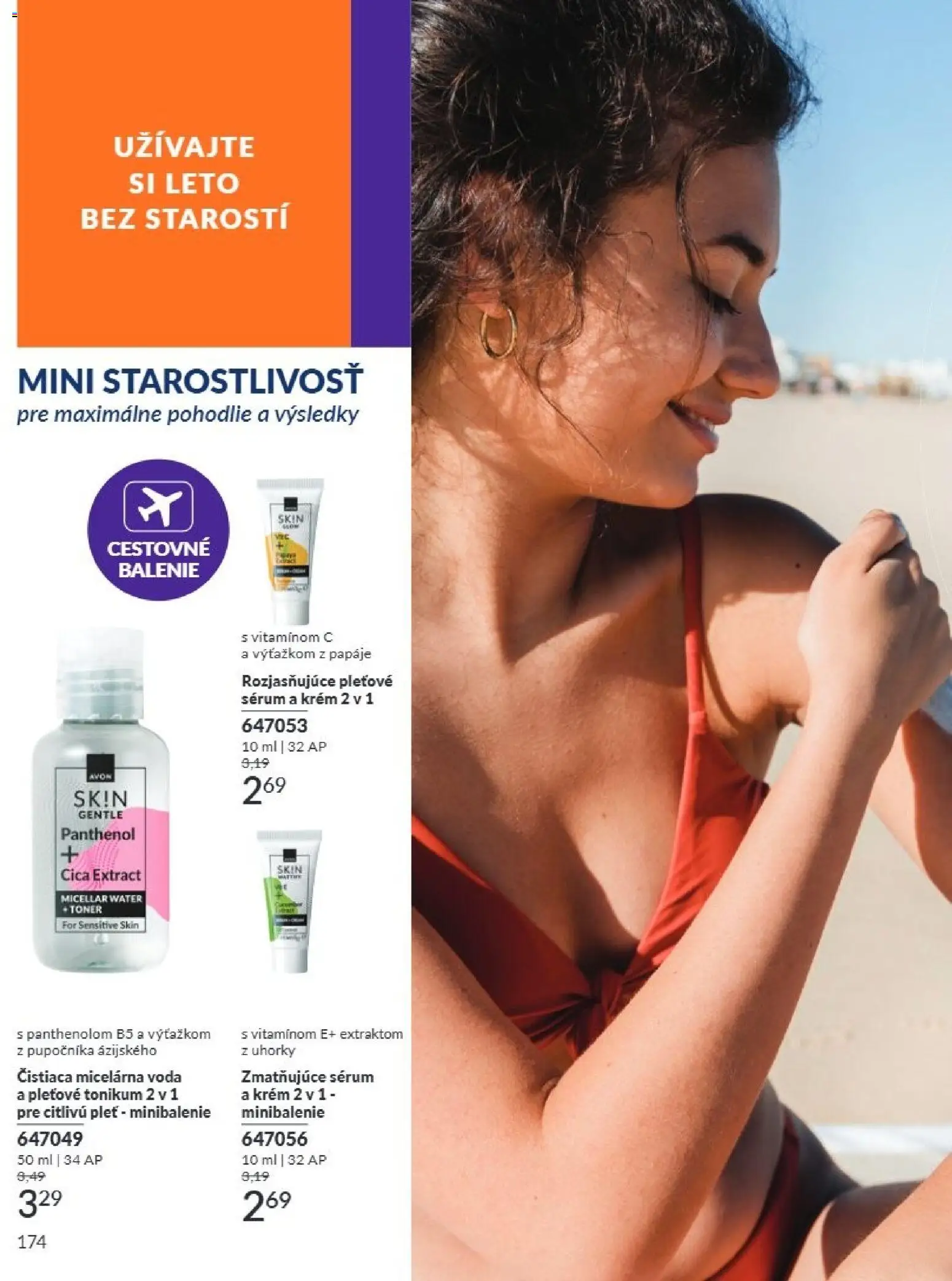 Nové Avon akcie – leták je platný od 01.07.2026 | Strana: 173 | Produkty: Krém, Voda, Toner, Uhorky