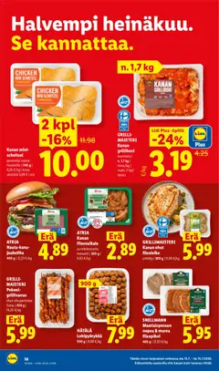 Lidl-mainoslehti voimassa 09/07/2026 alkaen | Sivu: 22