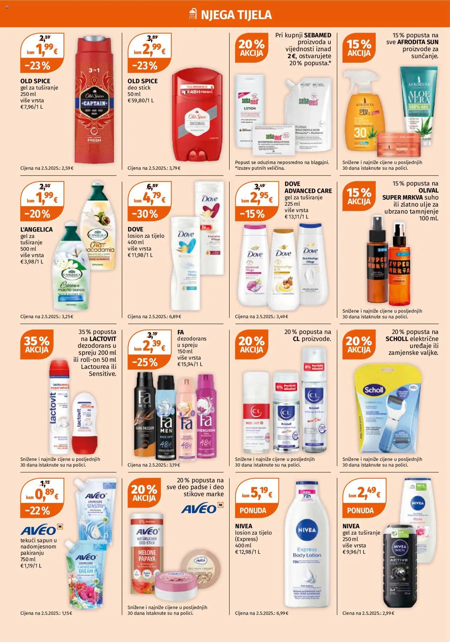 Müller katalog | vrijedi od 01.06.2026 | Stranica: 6 | Proizvodi: Med, Ulje, Gel za tuširanje, Dezodorans
