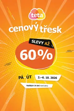 Náhled letáku TETA Drogerie leták - Cenový třesk od 02.10.2026