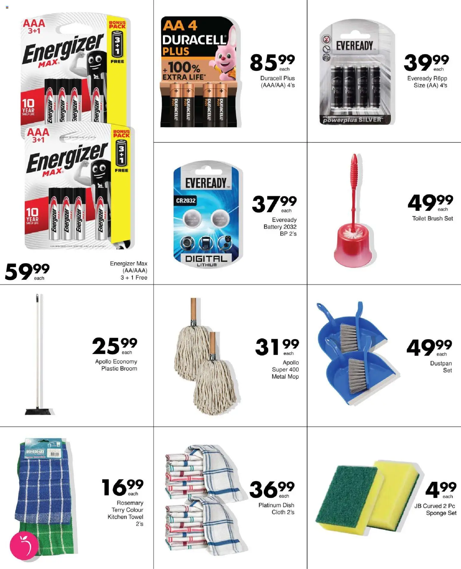 New Save catalogue – valid from 29/09/2026 | Page: 84 | Products: Battery, Towel, Broom, Brush