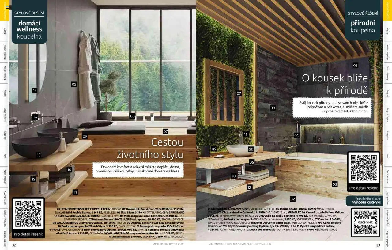 Siko koupelny katalog Koupelny 2025/2026 od 14.10.2025 | Strana: 17 | Produkty: Osvětlení, Wc, Vana, Zrcadlo