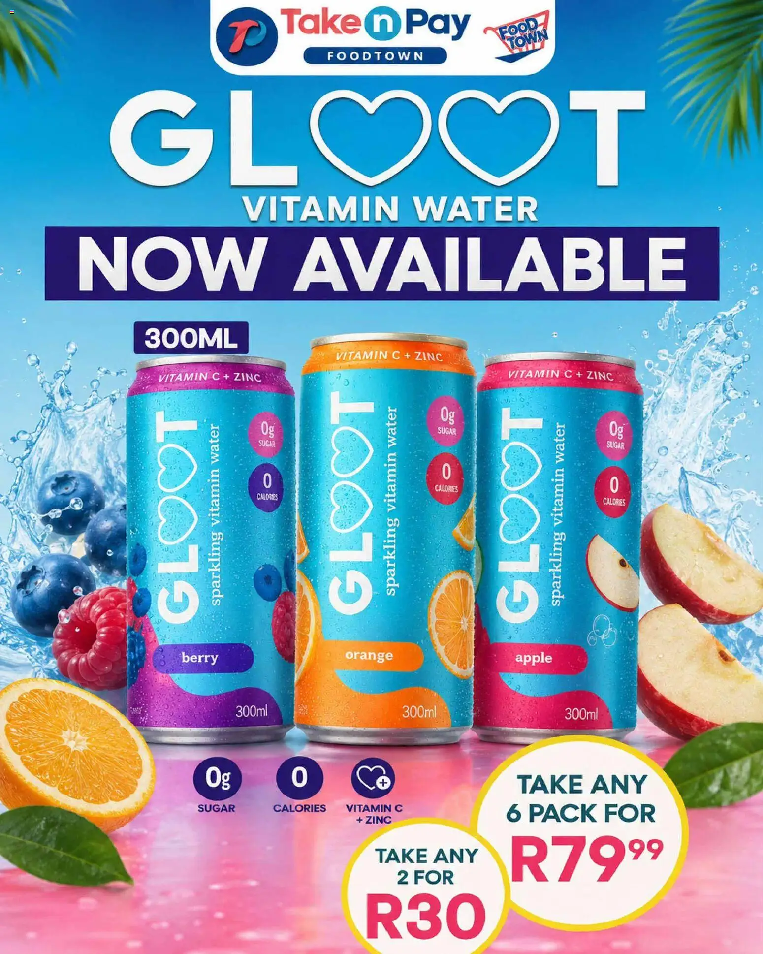 New Take n Pay catalogue – valid from 12/08/2026 | Page: 1 | Products: Water, Sugar