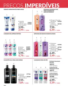 Pré-visualização Creme Para Pés Hidratação Intensa, Foot cream válido de 01.05.2026 | Página: 166