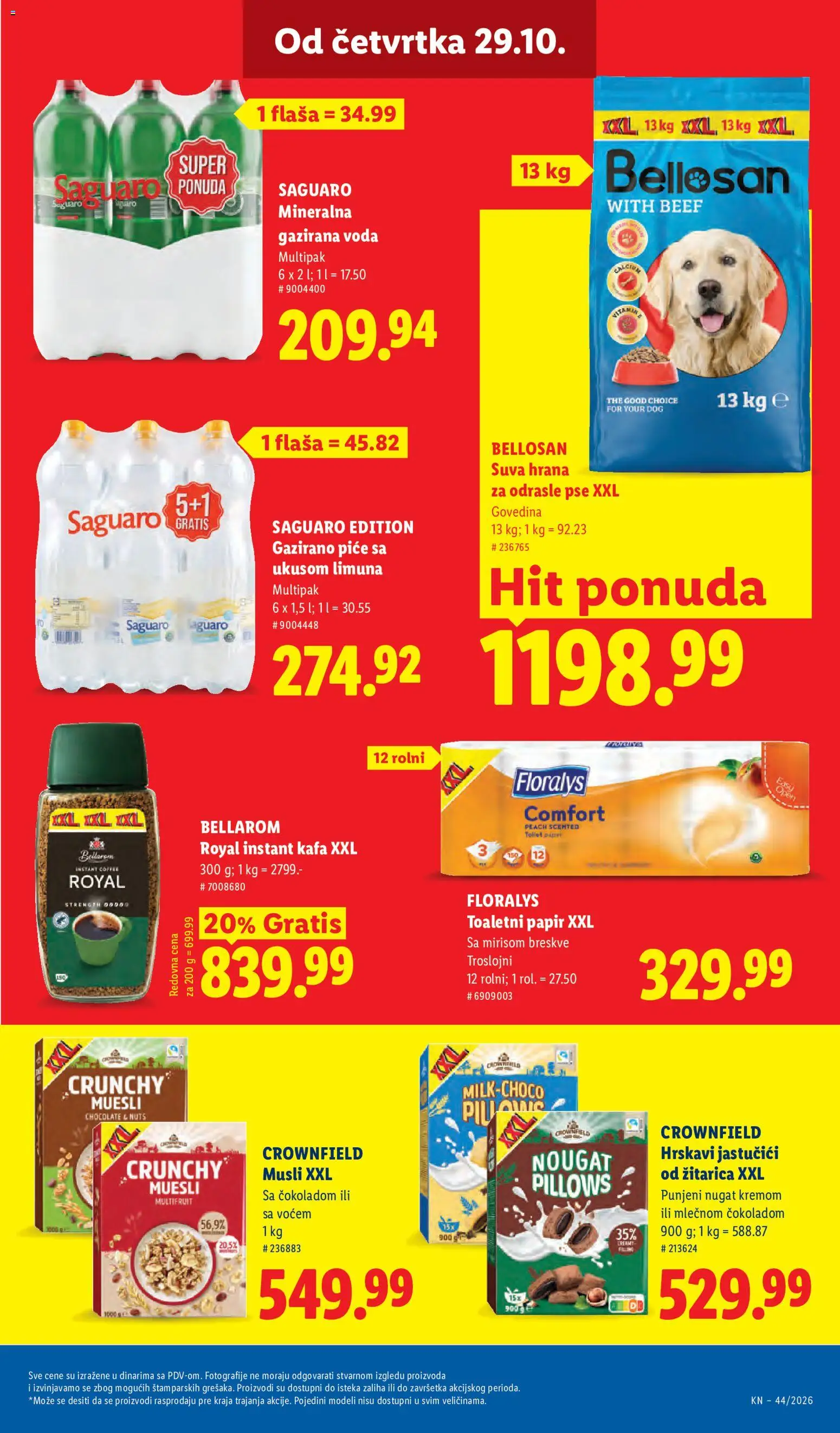 Lidl katalog - važi od 29.10.2026 | Strana: 57 | Proizvode: Instant kafa, Voda, Kafa, Breskve
