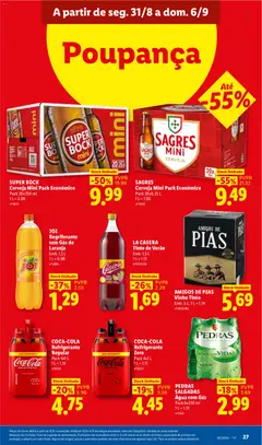 Pré-visualização PEDRAS SALGADAS Água com Gás, Pack 6x330 ml válido de 31/08/2026 | Página: 27