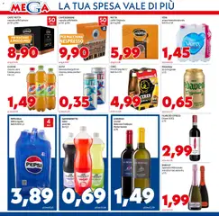 Anteprima del volantino Mega volantino valido a partire dal 11/06/2026 | Pagina: 10 | Prodotti: Birra, Acqua, Pesca, Pepsi