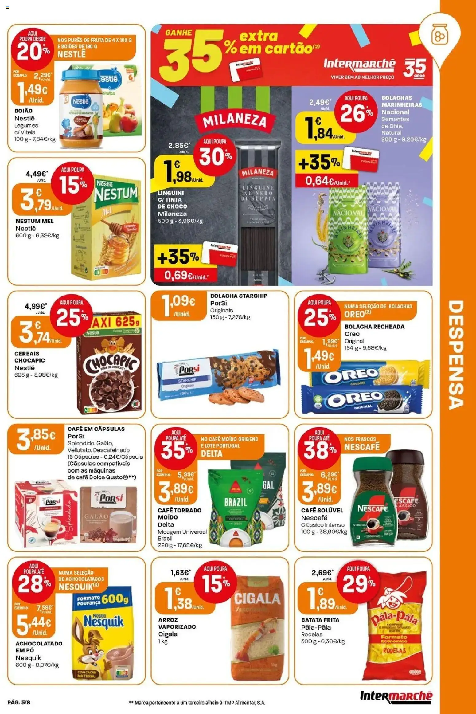 Intermarché - Intermarché │ válido de 18/06/2026 | Página: 5 | Produtos: Milaneza, Tinta, Arroz, Cereais