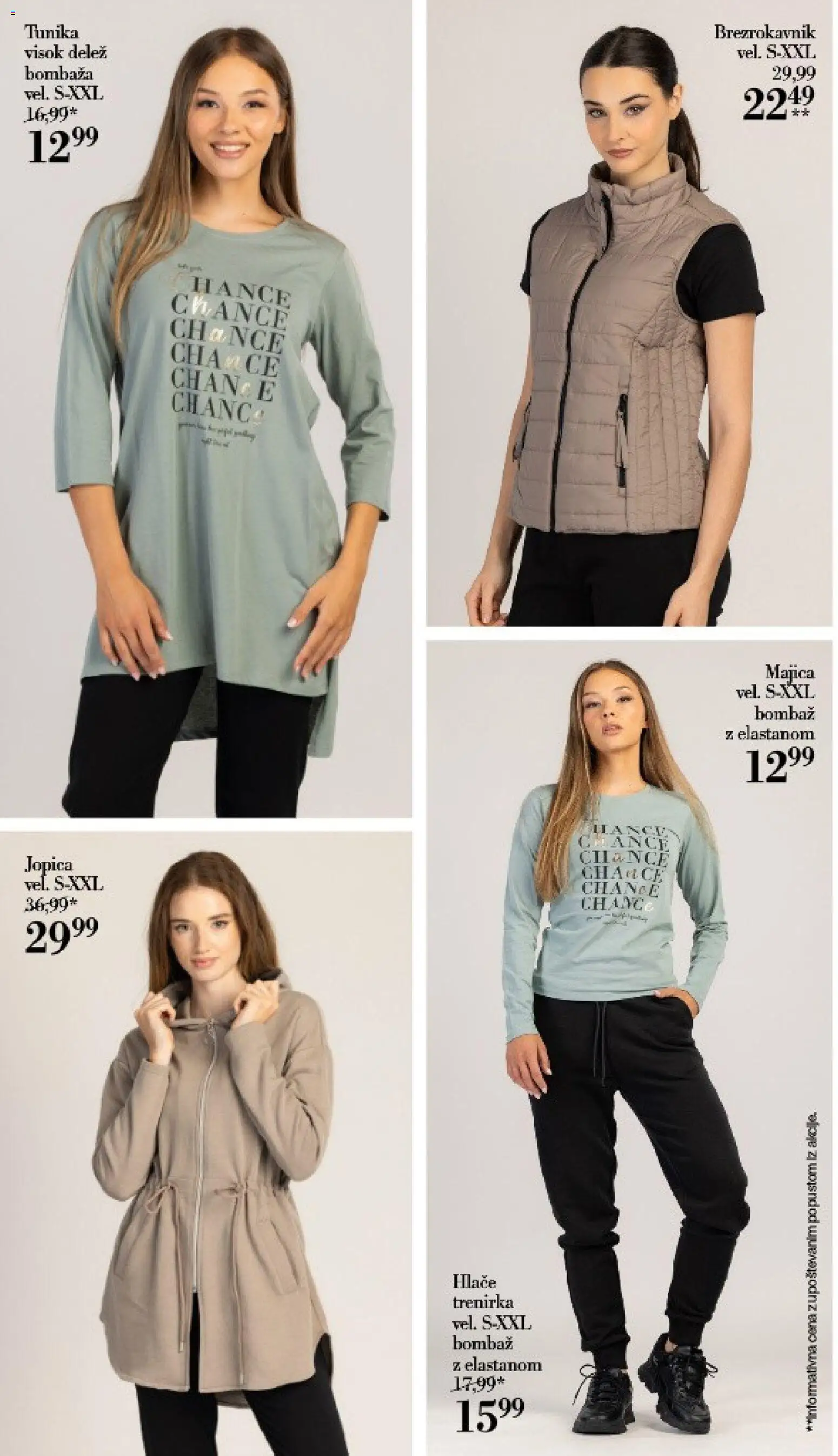 Novi Mana katalog ponudbe – veljaven od 16.09.2026 | Stran: 6 | Izdelki: Majica, Jopica, Brezrokavnik, Hlace