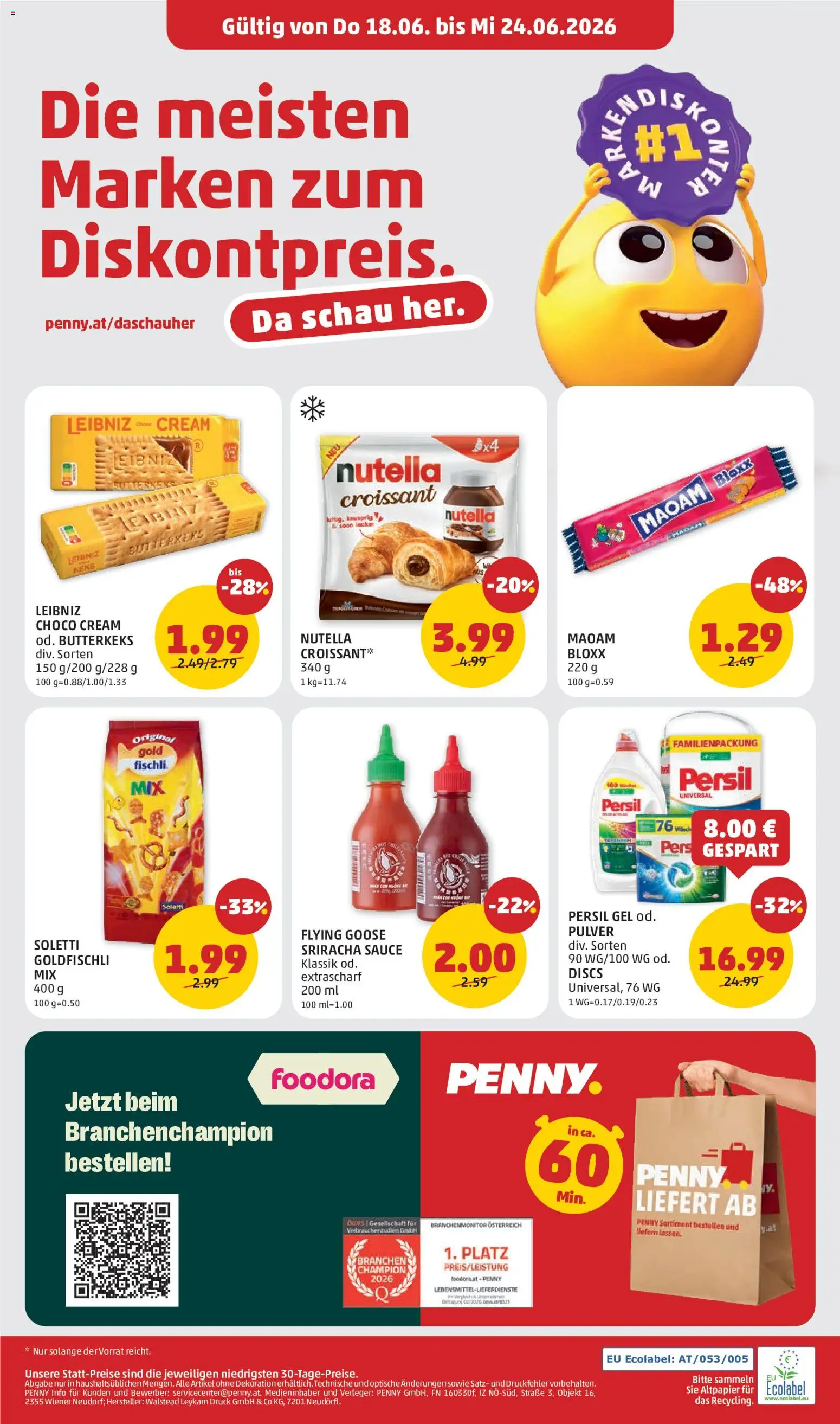 Penny Markt Eröffnung in 7111 Parndorf gültig ab 18.06.2026 | Seite: 8