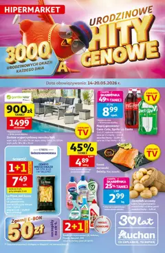 Pogląd oferty "Auchan gazetka - 30 Lat Hipermarket" - ważna od 14.05.2026