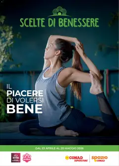 Anteprima del volantino Conad volantino Superstore Benessere Piemonte valido a partire dal 23.04.2026