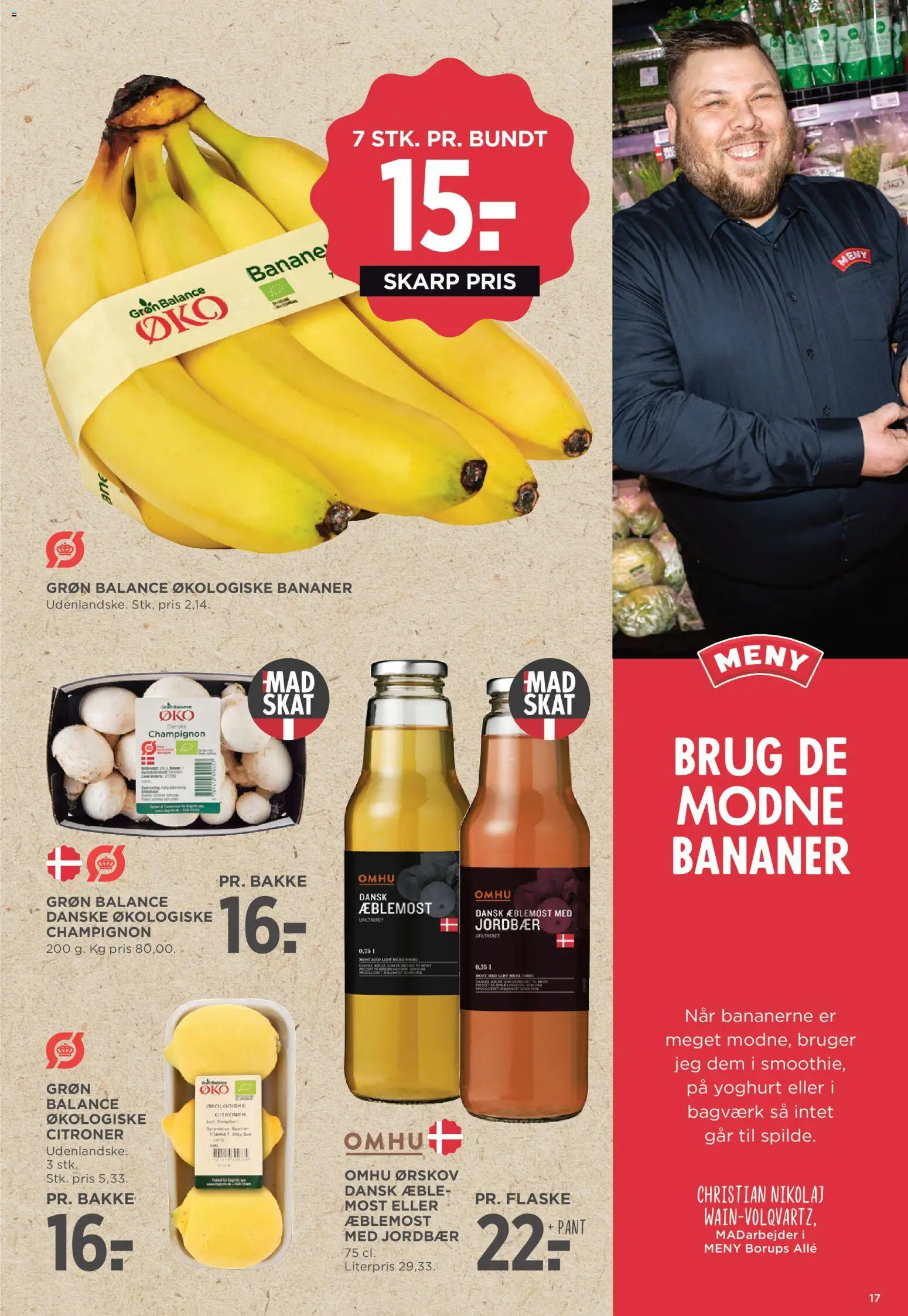 Meny tilbudsavis – gyldig fra 29.05.2026 | Side: 23 | Produkter: Champignon, Citroner, Bananer, Jordbær