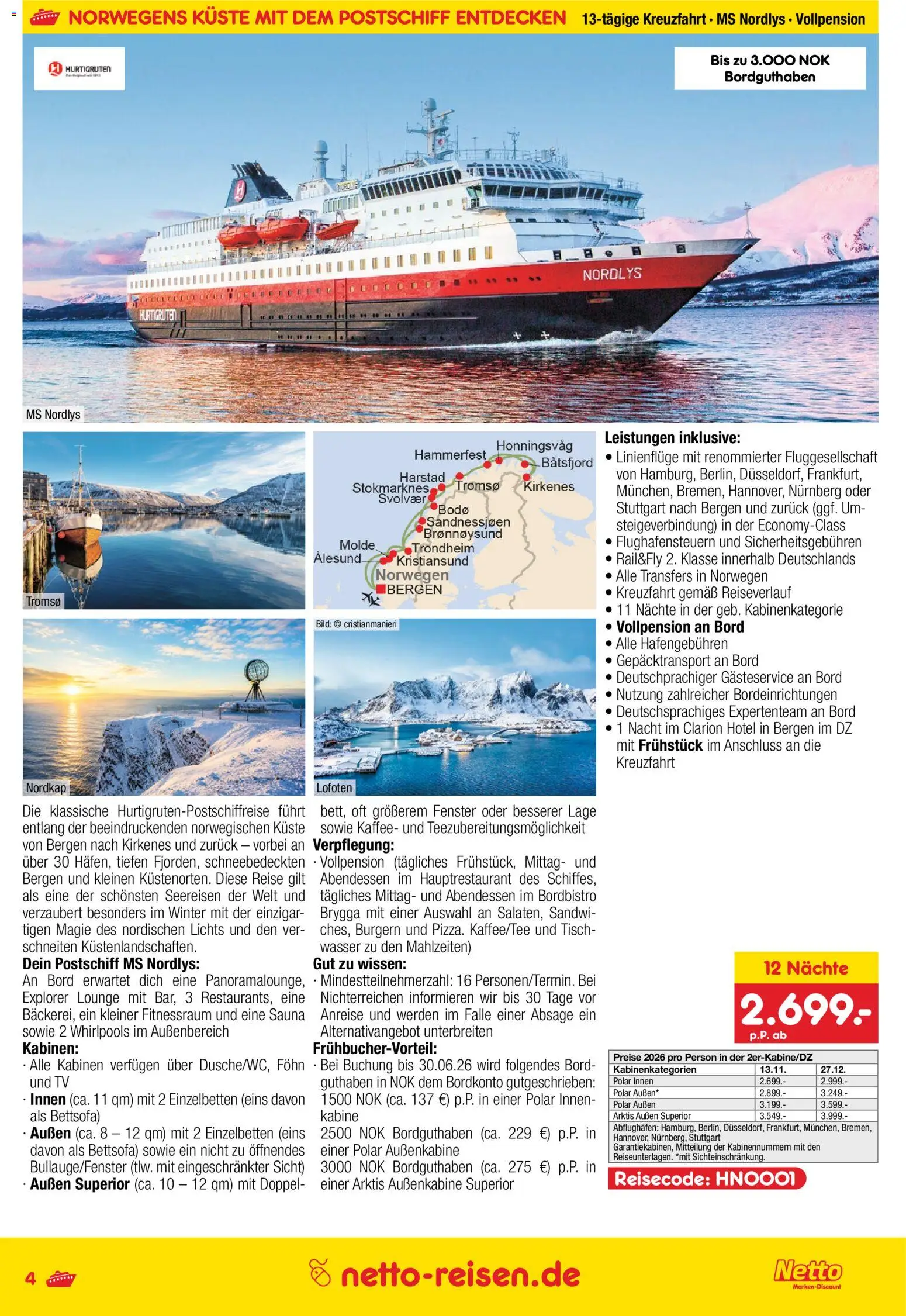 Netto Reisen Kreuzfahrten – gültig ab 11.06.2026 | Seite: 4