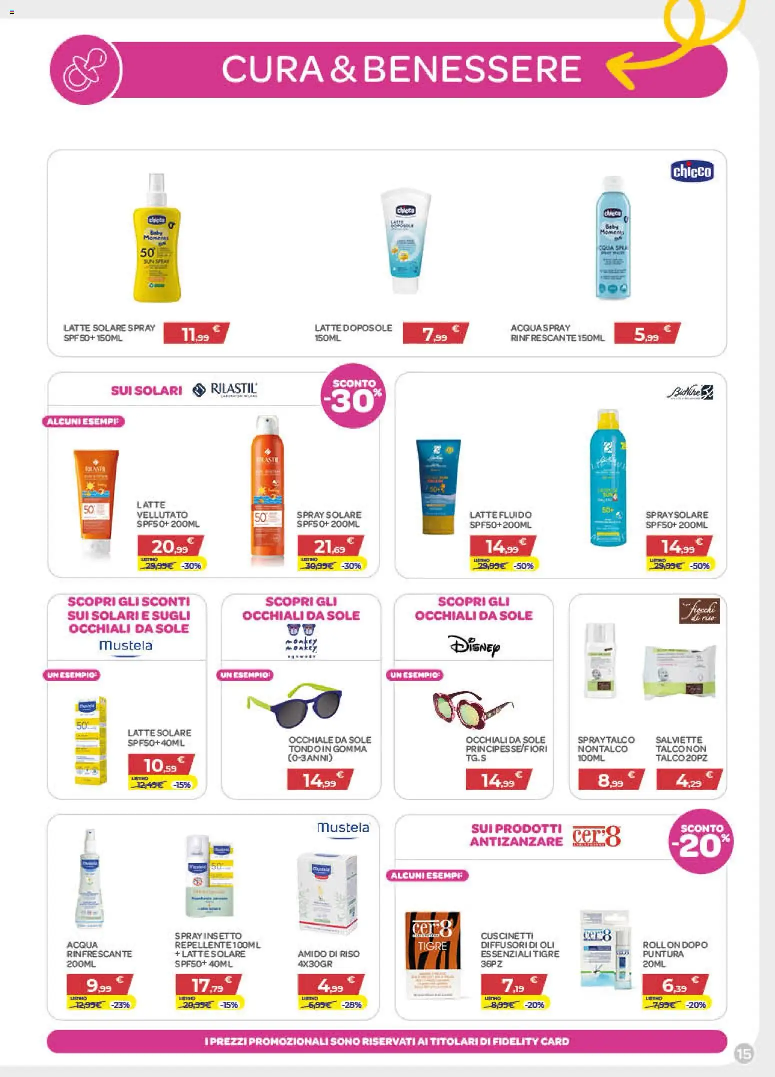 Volantino Bimbo store del 02/07/2026 | Pagina: 15 | Prodotti: Riso, Antizanzare, Acqua, Latte