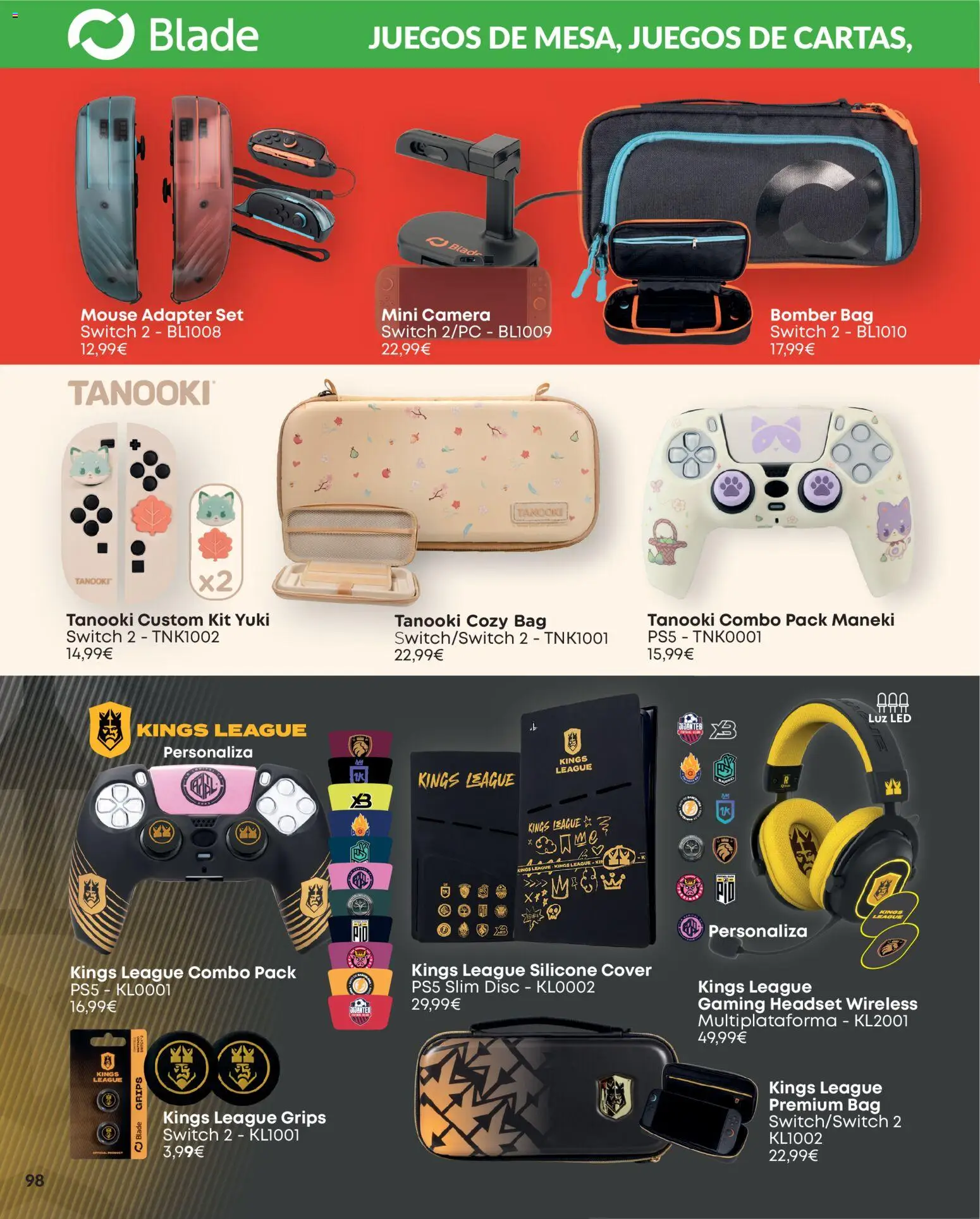 Game folleto │ válido desde el 10/12/2025 | Página: 22 | Productos: Luz LED, Mouse