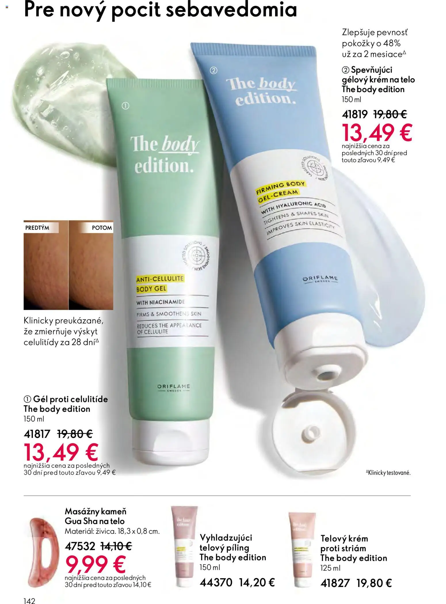 Nové Oriflame akcie – leták je platný od 27.05.2026 | Strana: 142 | Produkty: Telový krém, Krém