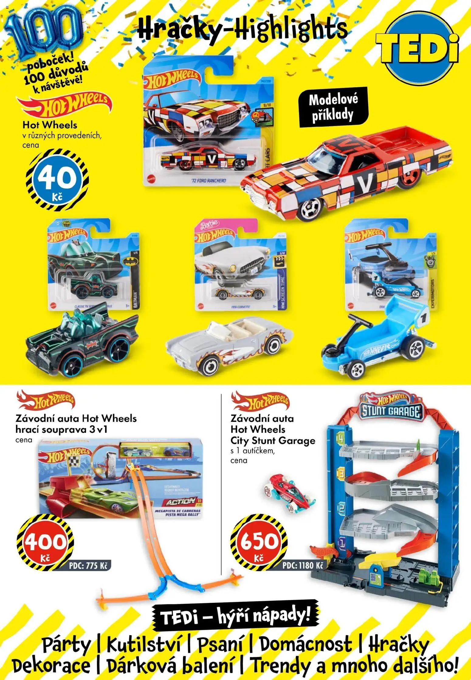 TEDi leták - Plzeň od 22.10.2026 - akční nabídka | Strana: 9 | Produkty: Hračky, Hot Wheels, Barbie, Dekorace
