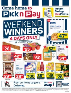 Pick n Pay specials catalogue – valid from 28.05.2026