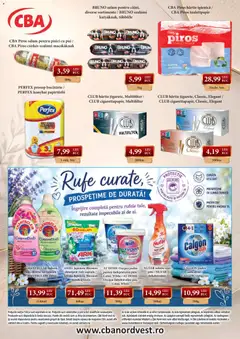 Ofertele CBA valabile de la 10.09.2026 | Pagină: 8 | Produse: Detergent Rufe, Bucătărie, Pui, Balsam