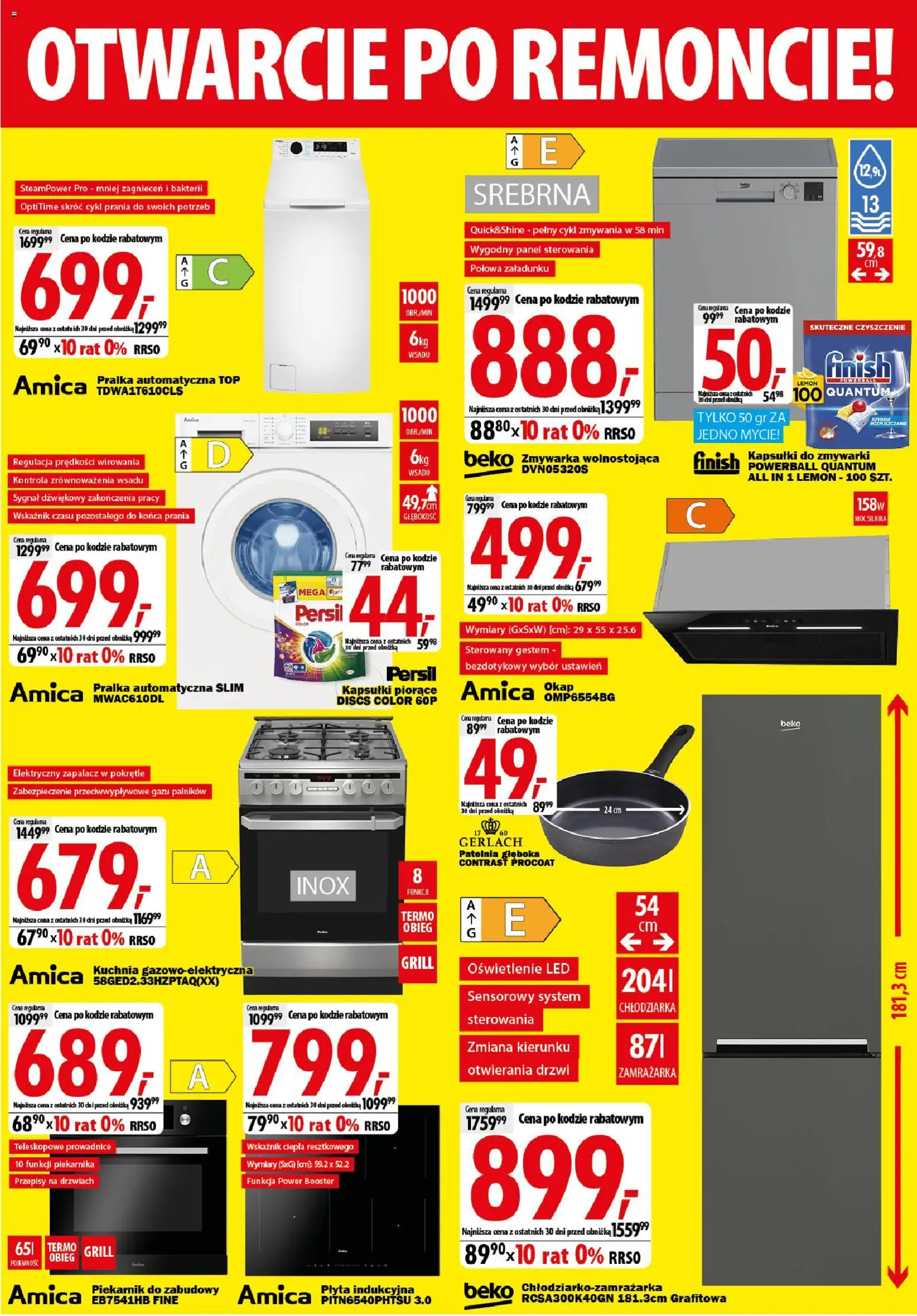 Mediaexpert promocje od 22.10.2026 | Strona: 7 | Produkty: Top, Kapsułki, Patelnia, Finish