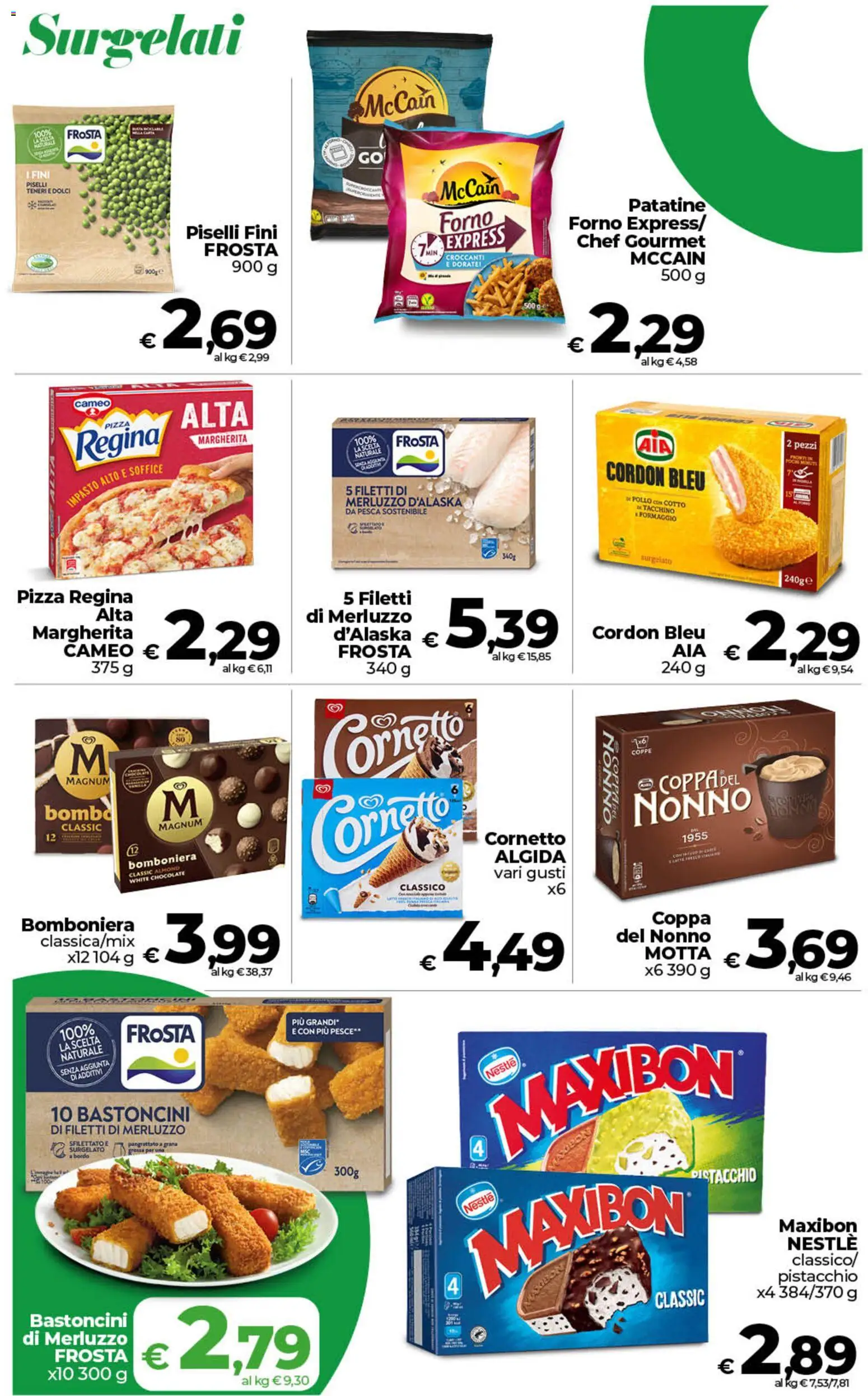 Volantino COOP del 21/08/2026 | Pagina: 19 | Prodotti: Pizza, Merluzzo, Magnum, Impasto