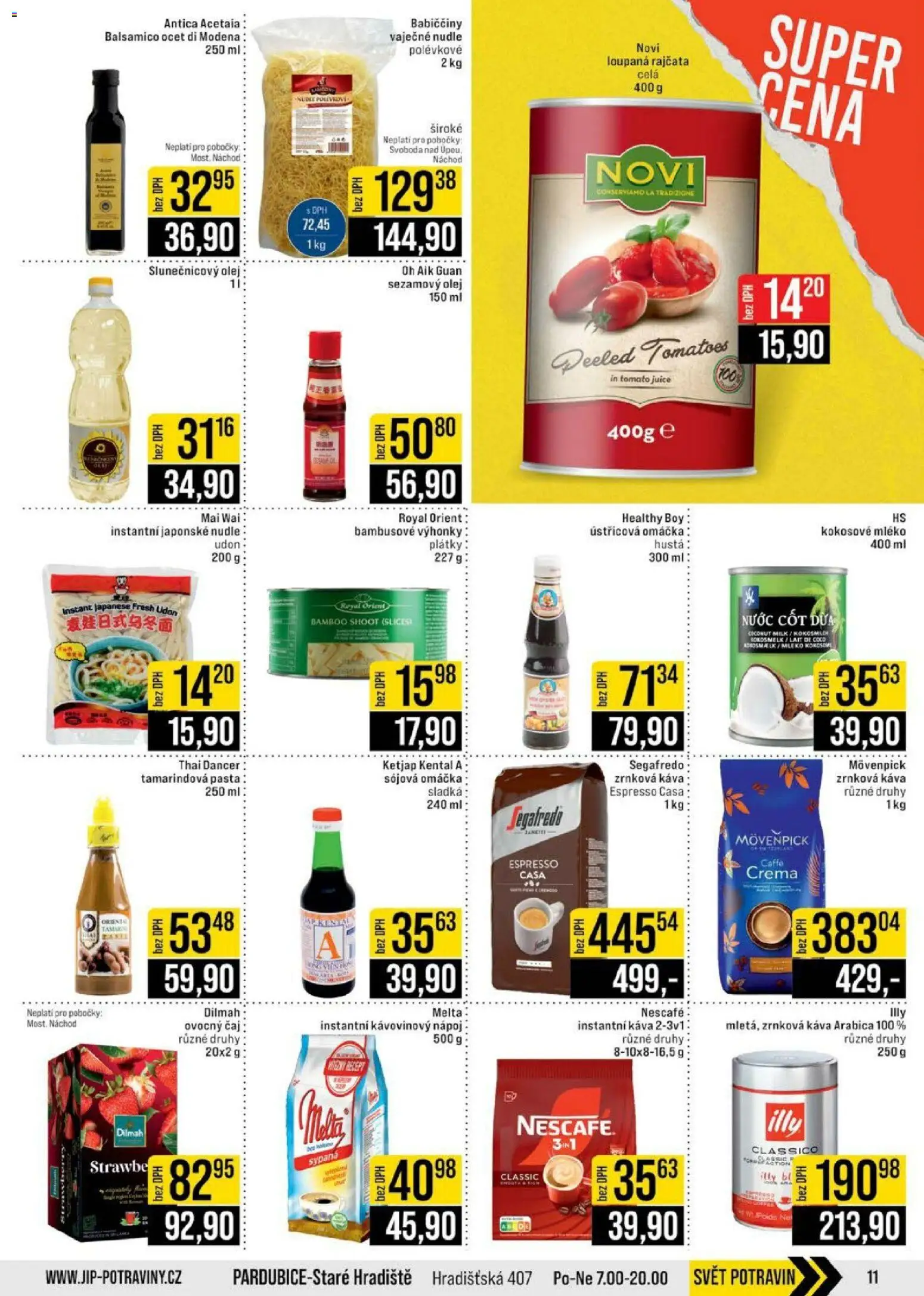 Jip leták - Cash & Carry od 01.07.2026 | Strana: 11 | Produkty: Instantní káva, Sójová omáčka, Crema, Nudle