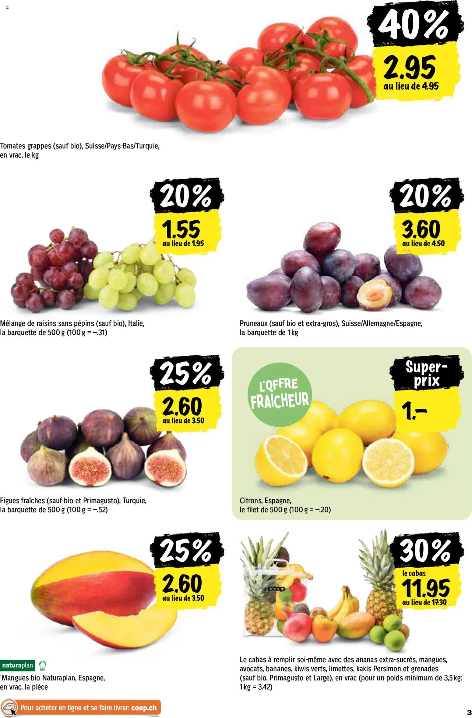 Coop aktionen FR – gültig ab 01.10.2026 | Seite: 3 | Produkte: Ananas
