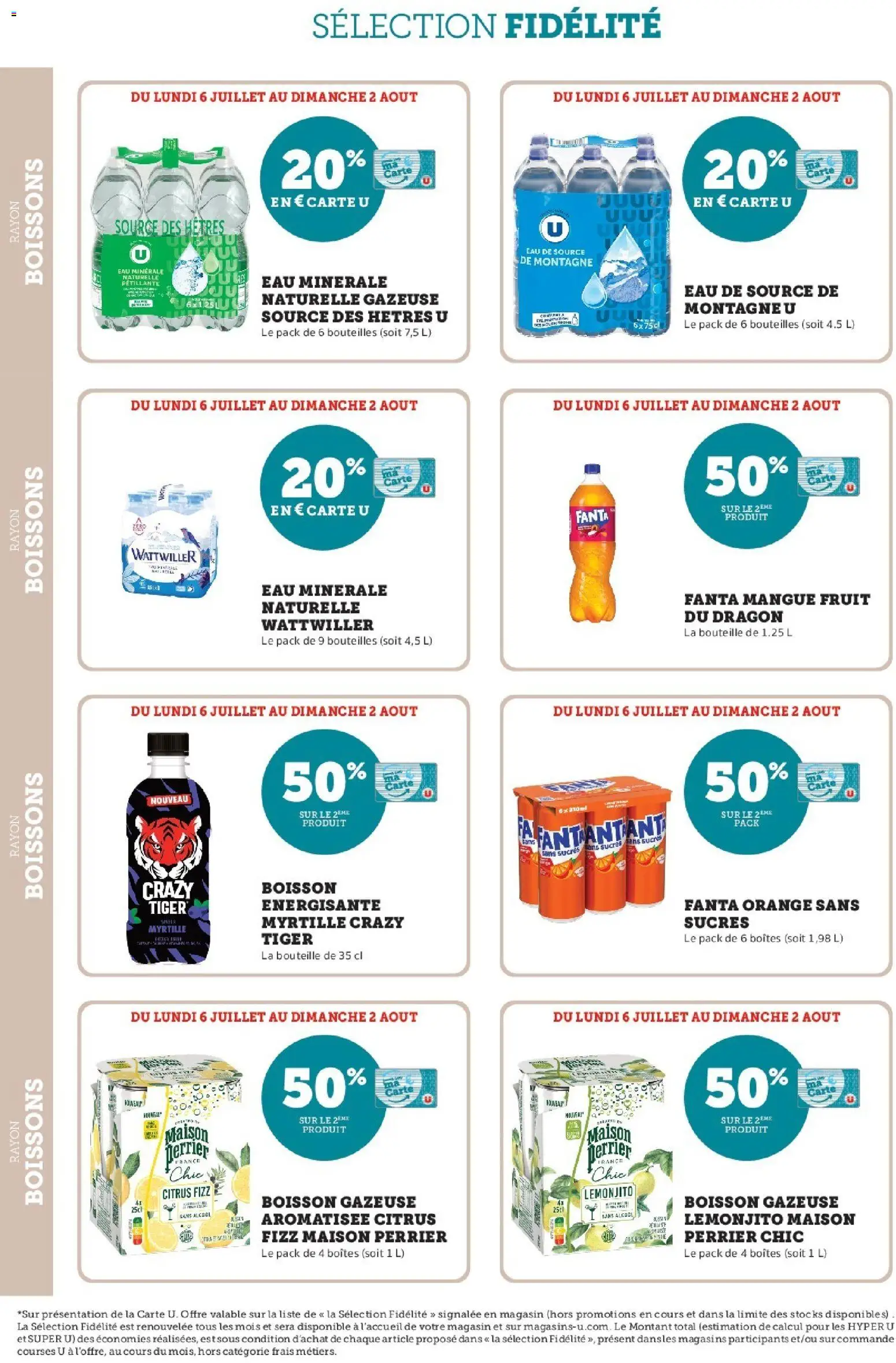 {H1} | Page: 30 | Produits: Eau minérale, Mangue, Orange, Eau minérale naturelle