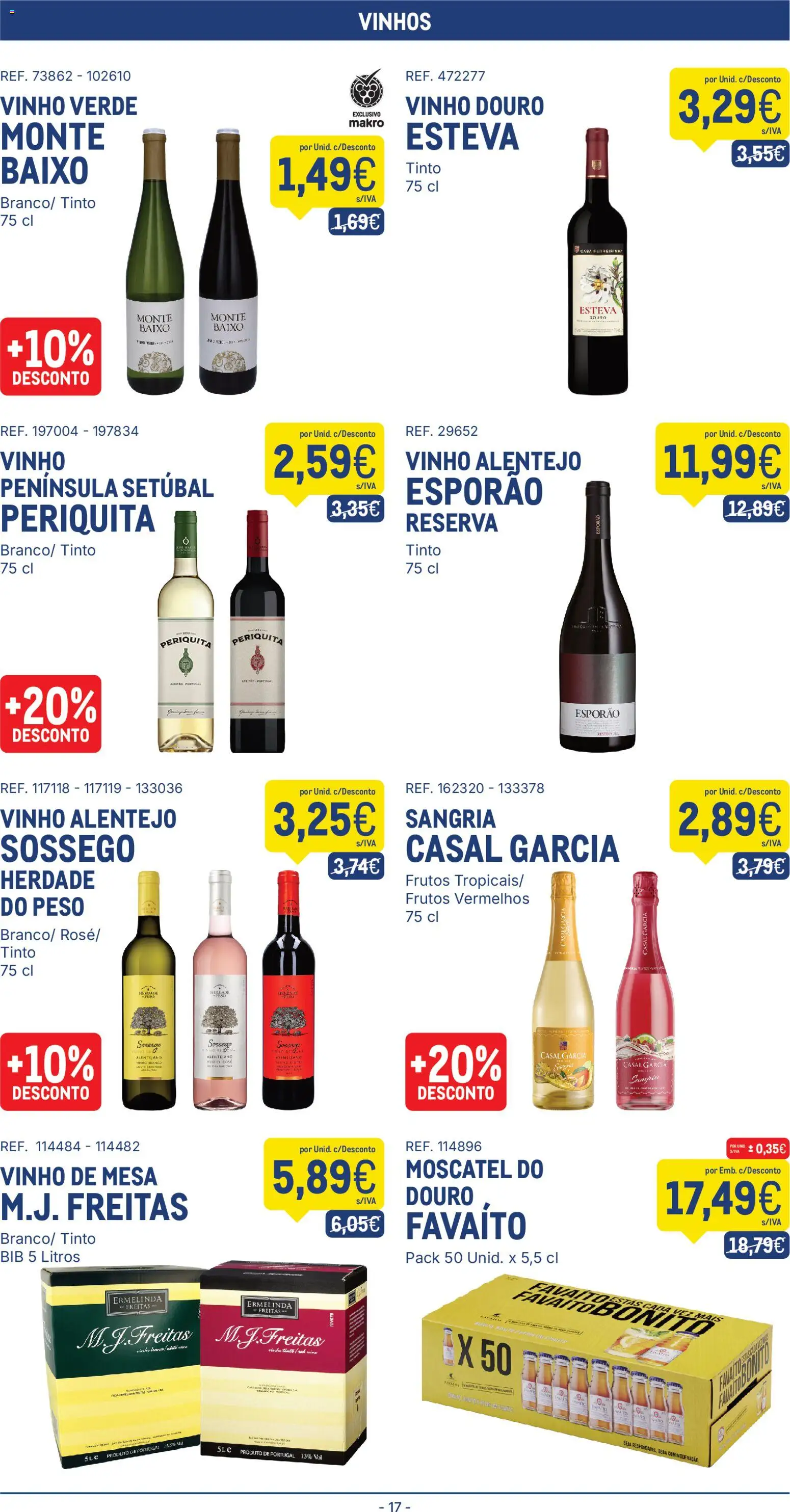 Makro folheto │ válido de 21/07/2026 | Página: 17 | Produtos: Mesa, Vinho