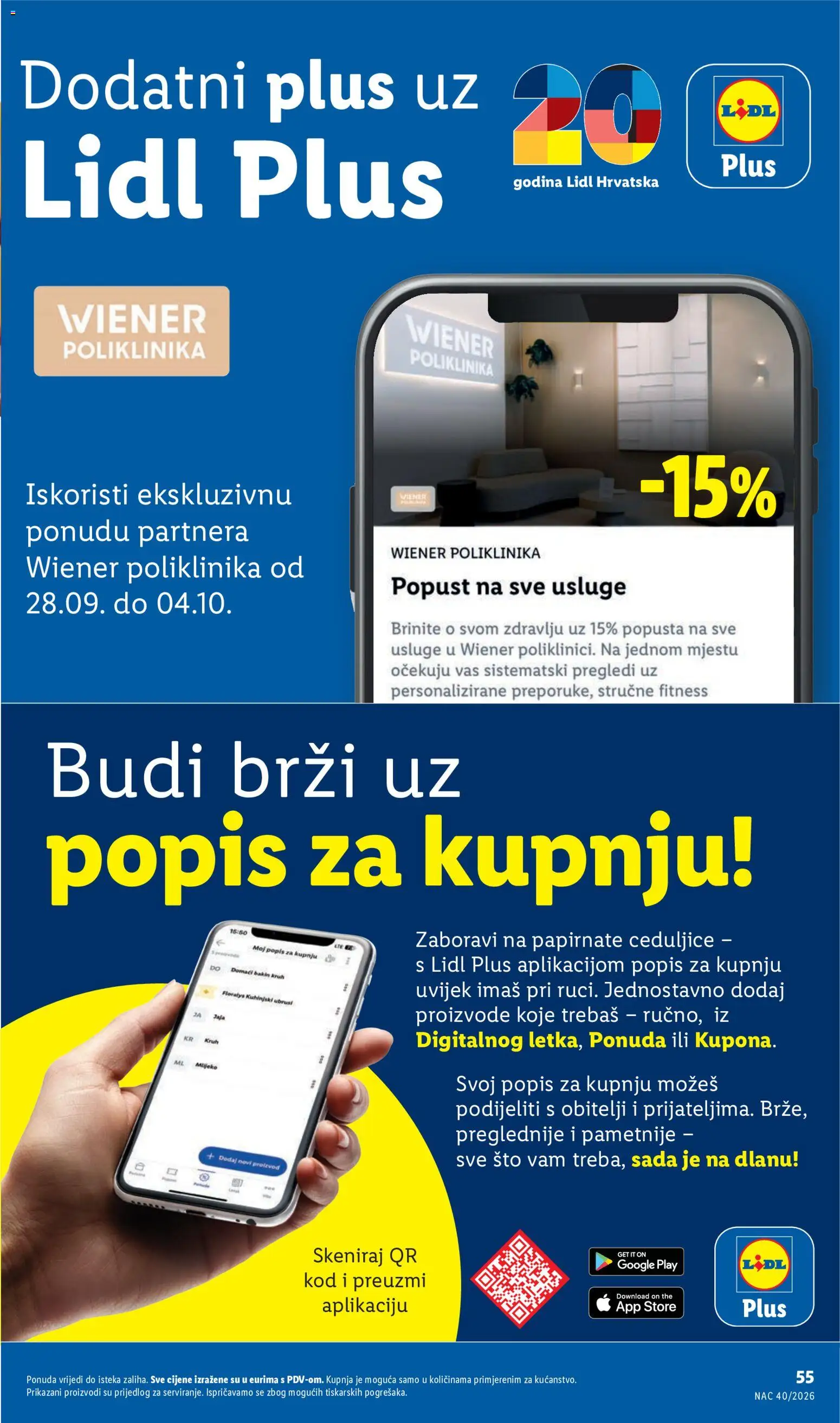 Lidl katalog | vrijedi od 28.09.2026 | Stranica: 55