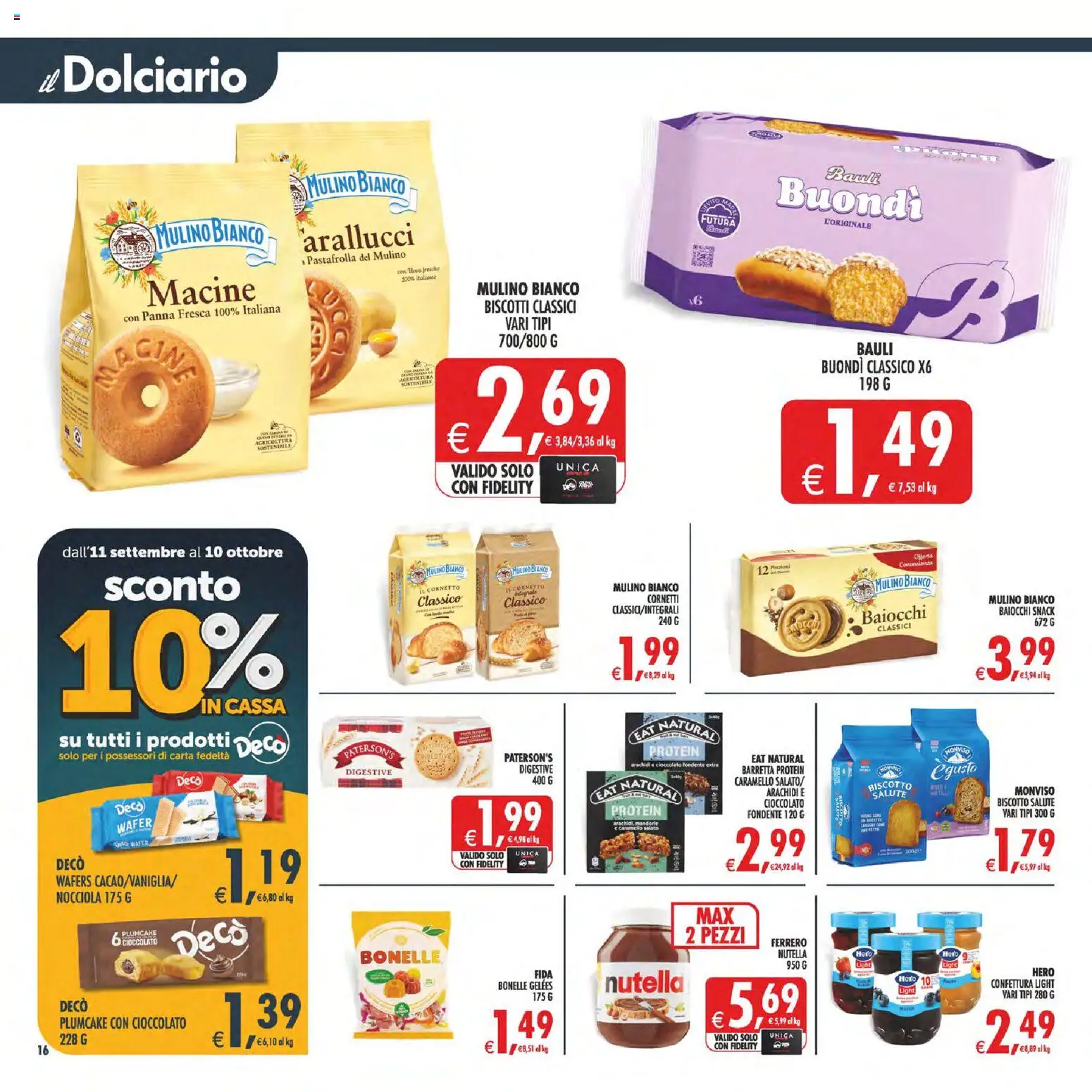 Volantino Decò del 02/10/2026 | Pagina: 16