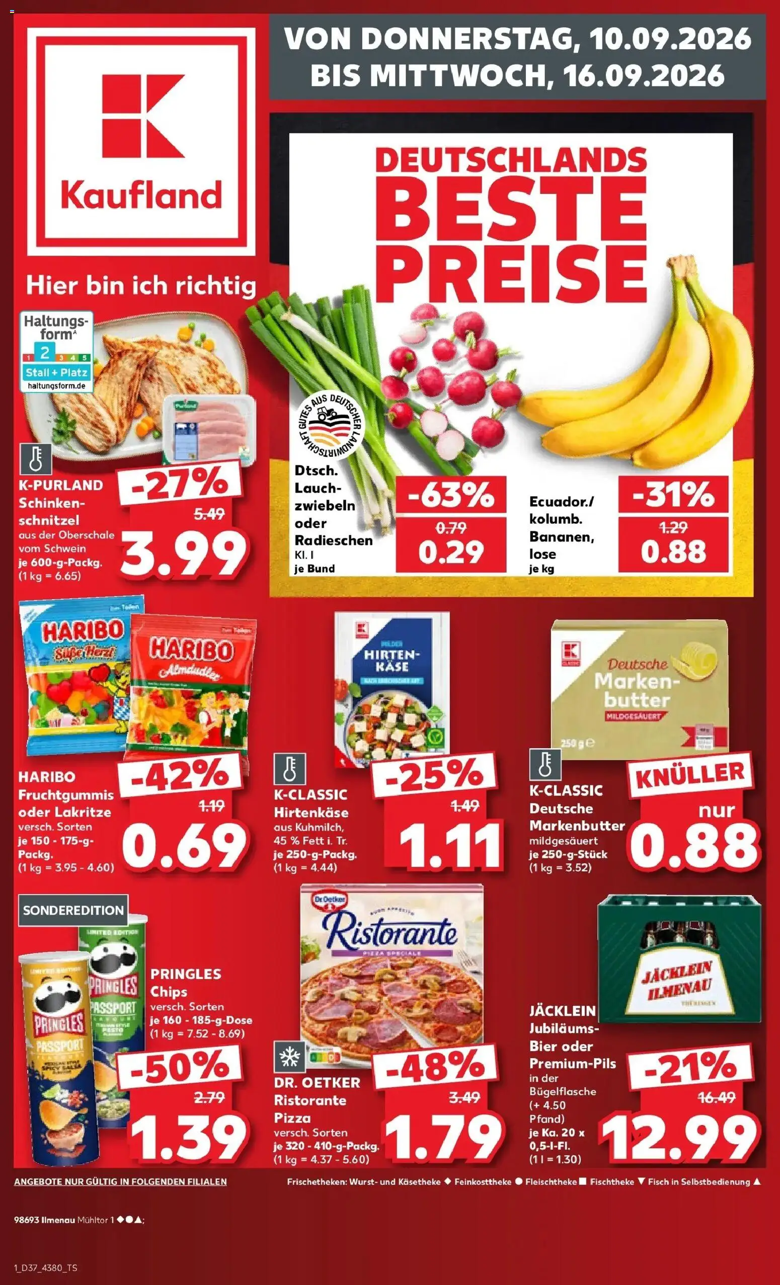 Prospekt Kaufland ab 07.09.2026 » Angebote Online zum Blättern | Seite: 10 | Produkte: Ristorante, Haribo, Zwiebeln, Pizza