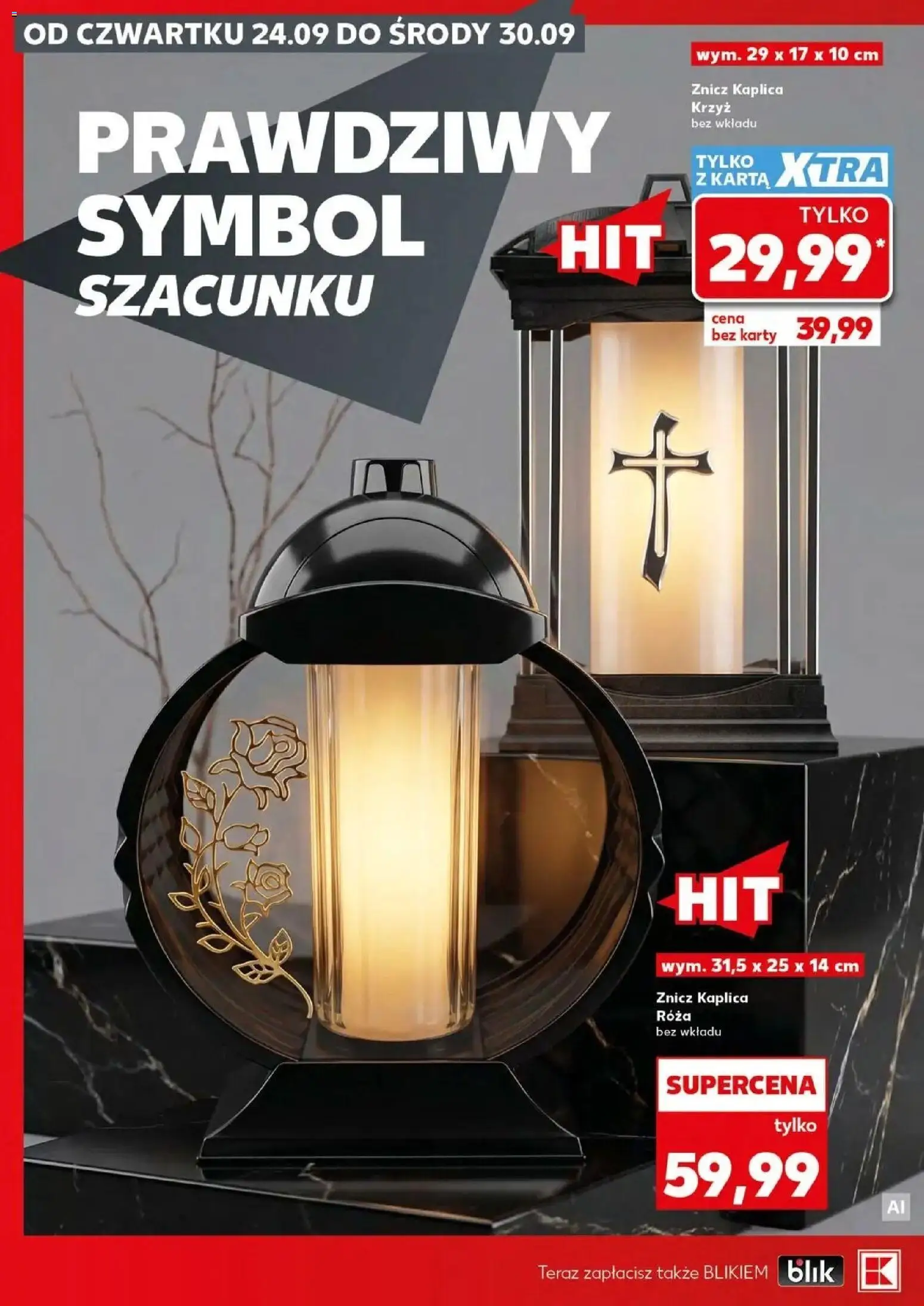 Kaufland gazetka - Znicze od 24.09.2026 - od jutra PDF | Strona: 8 | Produkty: Karta