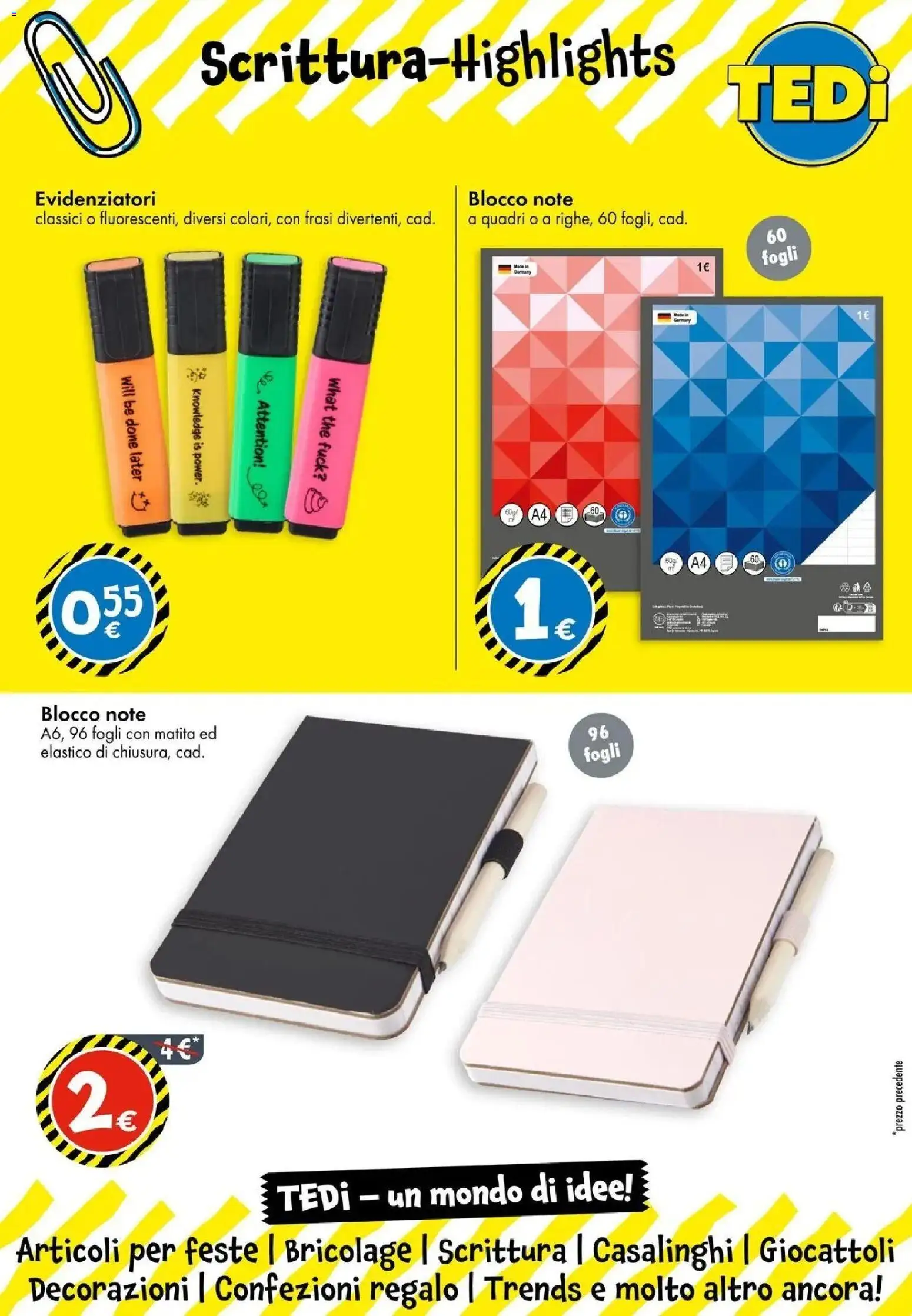 Nuovo TEDi volantino Villacidro dal 18/09/2026 > offerte anteprima 🛍️ | Pagina: 13 | Prodotti: Giocattoli, The, Decorazioni