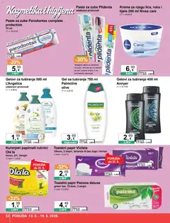 KTC Katalog - Pregled kataloga iz trgovine KTC, vrijedi od 13.05.2026 | Stranica: 32 | Proizvodi: Krema, Nivea, Violeta, Parodontax